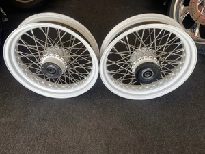 1999- 2006 Harley Davidson Heritage Softail Front And Rear Wheels 16” X 3”, 3/4 - Bild 1 von 9