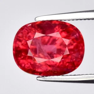 💎 2,82ct 9x7mm ovaler natürlicher rosa Rubellit Turmalin - unbeheizt, Afrika Edelstein - Bild 1 von 4
