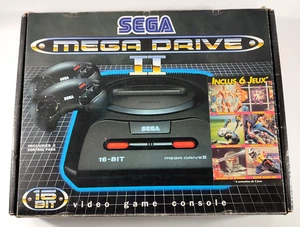 Sega Mega Drive II Konsole Paket Inklusive 6 Spiele mit 2 Controllern Schneller Versand Sendungsverfolgung - Bild 1 von 9