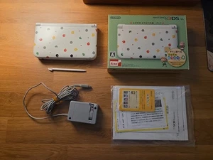 *JAPAN REGION-LOCKED* Nintendo 3DS LL XL Animal Crossing New Leaf In Box SPR-001 - Picture 1 of 18