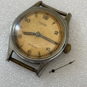 Defekte Vintage Unitas Incabloc Military Style Herren Armbanduhr A Reymond Ltd - Bild 1 von 3