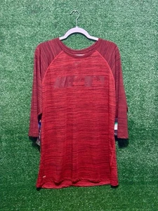 Nike Dri-Fit Men’s 3/4 Arm MLB Baseball Shirt Rot Men’s Gr. XL - Bild 1 von 2