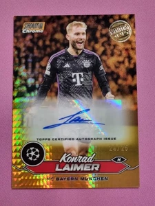 2023 Topps Stadium Club - #CA-KL Konrad Laimer - Members Only Orange /25 Auto - Bild 1 von 3