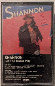 Vintage Shannon " Let The Music Play" Cassette Tape (1984) - Picture 1 of 6