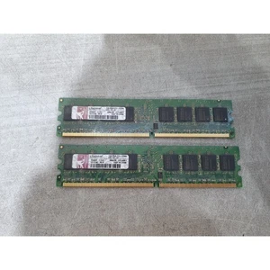 Lot of 2 Kingston KC6844-ELG37 1GB DIMM DDR2 RAM 2Rx8 PC2-4200U 533-MHz 240-Pin - Picture 1 of 8