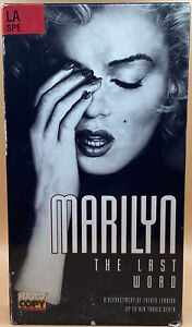 Marilyn Monroe: The Last Word VHS 1994 Former Rental RARE **Buy 2 Get 1 Free**