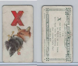 C28 Imperial Tabak, Geflügelalphabet, 1924, #24 x für Fuchs & Huhn - Bild 1 von 1