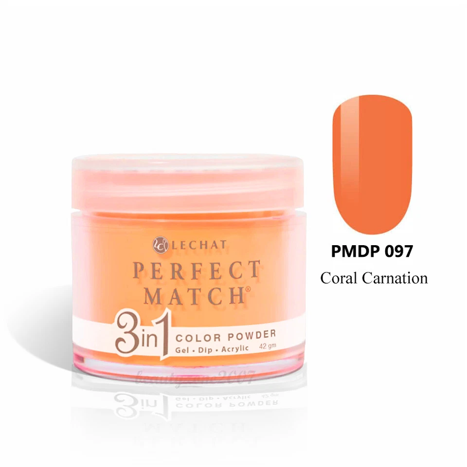 LeChat Perfect Match 3 in 1 Color Powder PMDP097 Coral Carnation 1.5oz - Image 1 of 1