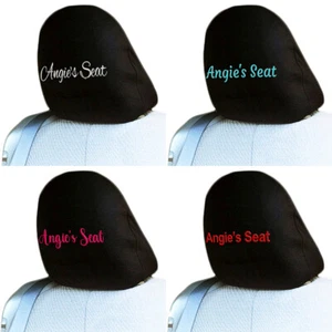For Mercedes Personalized Embroidery Name Car Truck SUV Seat Cover 1 PC - Picture 1 of 17
