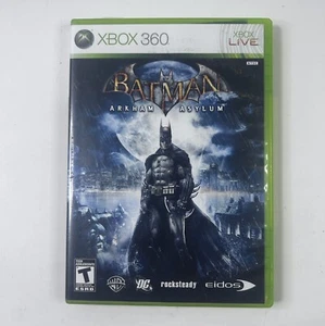 Batman: Arkham Asylum (Microsoft Xbox 360, 2009) Complete CIB Very Good - Picture 1 of 9