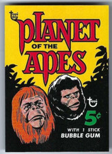 2018 WRAPPER ART CARD 1969'S PLANET OF THE APES CARD #46 TOPPS 80TH ANNIVERSARY