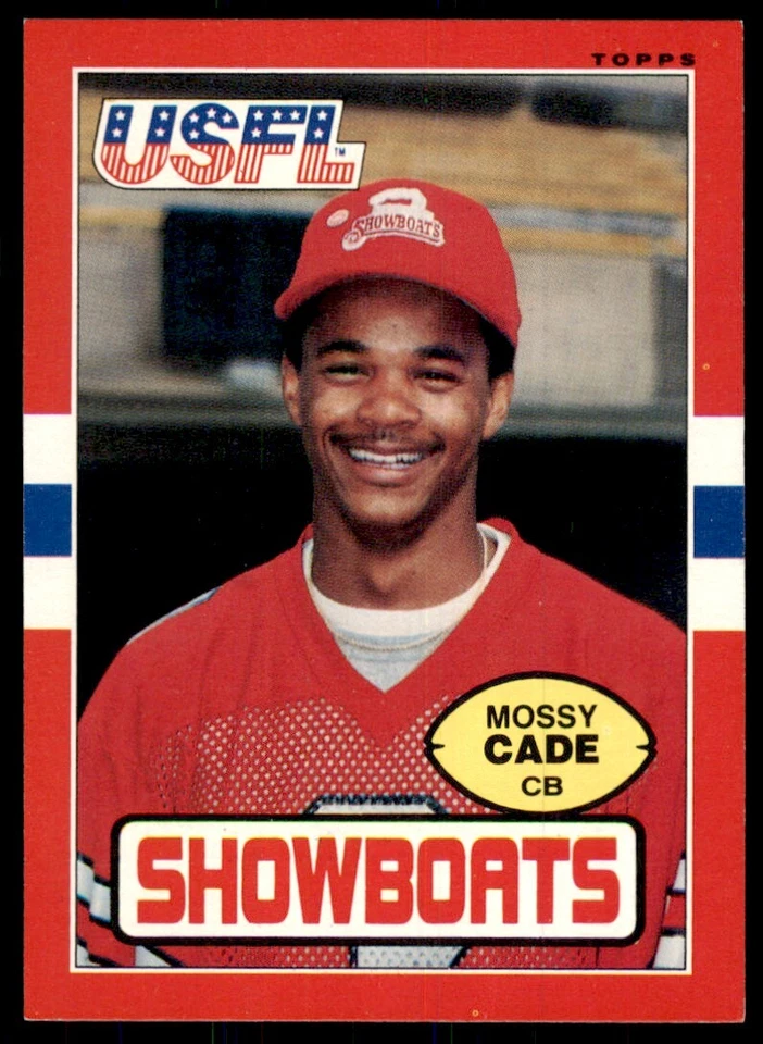 1985 Topps USFL Mossy Cade Football Cards #67 - Image 1 of 2