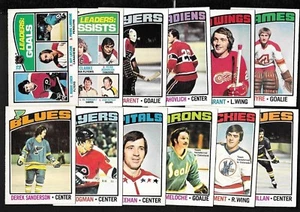 1976-77 OPC 76-77 O PEE CHEE NHL HOCKEY CARD 1-131 + ERROR & VARIATION SEE LIST - Picture 1 of 279