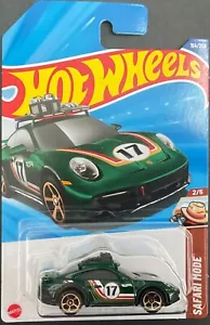 Hot Wheels PORSCHE 911 RALLYE, Green, H-Case, ** BOX SHIPPING ** - Picture 1 of 5