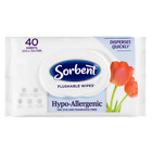 Sorbent Hypo-Allergenic Flushable Wipes 40 Pack Ink Dye Fragrance Free