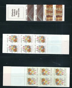 AUSTRALIA circa 1989-1990 10 different booklets complete VF MNH - Picture 1 of 3