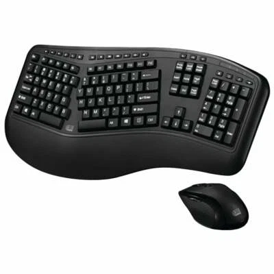 Adesso WKB-1500GB Tru-Form Media 1500 Wireless Ergonomic Keyboard & Laser Mouse - Image 1 of 4