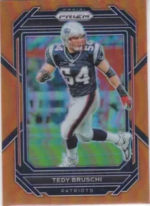 Teddy Bruschi 2022 Prizm Orange Parallel #217/249 #206 New England Patriots - Bild 1 von 1