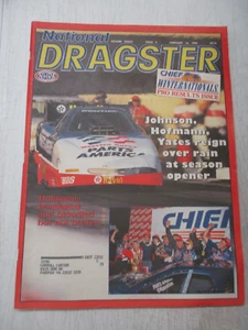 NATIONAL DRAGSTER MAGAZINE FEBRUARY 16, 1996 AL HOFMANN WESTERN AUTO PARTS CAR - Picture 1 of 2