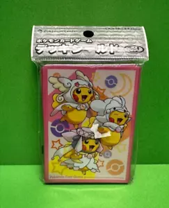 Pokemon Center Pikachu Poncho Sleeves Sealed 32 Ct - Picture 1 of 2