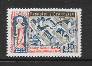 FRANCE 1960 30c 500th Anniv of St Barbe College MINT never hinged  SG 1509 - Picture 1 of 1