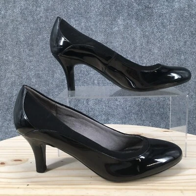 Zapatos de salón Life Stride para mujer 9,5 M Pasha charol negro imitación cuero sin cordones Foto 1 de 4