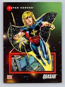1992 Marvel Universe Series 3 #2 Quasar Super Heroes Trading Card MCU - Picture 1 of 2