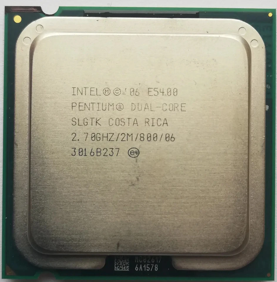 Intel Pentium E5400 (SLGTK) 2.70GHz 2-Core LGA775 CPU - Image 1 of 1