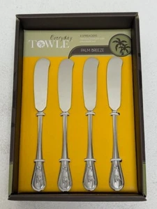 Palm Breeze Stainless Steel Spreader, Set of 4 - Picture 1 of 5