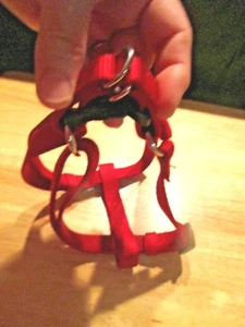 Hamilton Adjustable Comfort Nylon Puppy Walk Harness Size small Red NEW - Picture 1 of 5