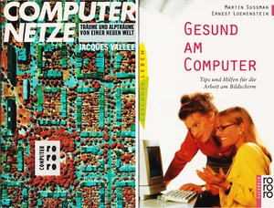 "Computer Netze" (1984) + "Gesund am Computer" (1995) - rororo Taschenbücher - Bild 1 von 5