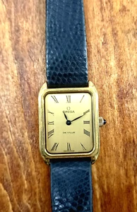 Omega De Ville Tank vintage Armbanduhr watch swiss made 23 mm mechanisch - Bild 1 von 8