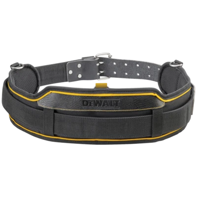 DeWALT DWST80908-8 Heavy Duty Leather Tool Belt 2-Pin Metal Buckle (Black) - Image 1 of 2