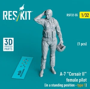 A7 "Corsair II" female pilot in a standing position type1 1/32 Reskit RSF32-0055 - Picture 1 of 1