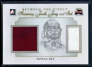 2011-12 Between The Pipes Anniversary Jumbo Jerseys & Sticks #AJJS01 P. Roy /10 - Picture 1 of 2