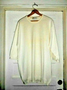 Maglia John Smedley bianca manica corta Sea Island cotone nuova senza etichette fatta a mano taglia 44 - Foto 1 di 5