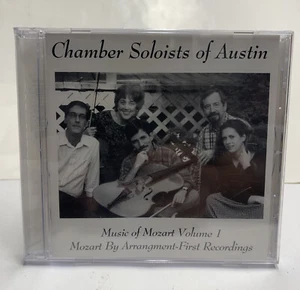 Music By Mozart Volume 1 Chamber Soloists of Austin CD Pierian Recording Society - Imagen 1 de 2