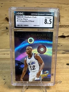 Stadium Club Rising Stars #5 1994-95 Shaquille O’Neal CGC 8,5 C168 - Imagen 1 de 5