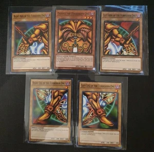 Exodia the Forbidden One LDK2 Common YUGIOH! TCG Complete 5 Card Set LP - Picture 1 of 1