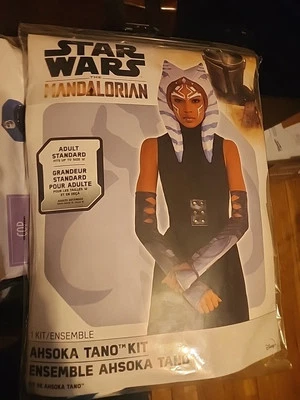 Disfraz, Star Wars The Mandalorian, Ahsoka Tano, Adulto Se Ajusta hasta Talla 12, Nuevo en Paquete Foto 1 de 2