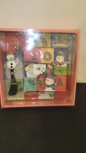 Cutting Board/Spreader/Napkin Set-Winter Snowman Design NIB Christmas Tree Shops - Picture 1 of 6