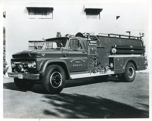 Scullville NJ 1965 GMC Great Eastern Pumper 8x10 Fire Apparatus Photo - Picture 1 of 1