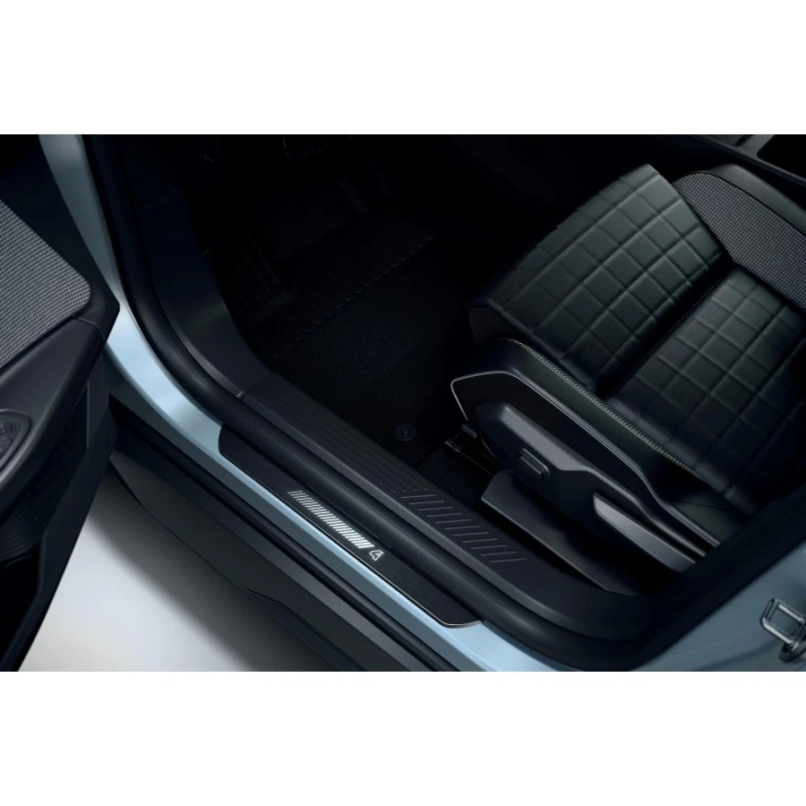 Orig. Renault R4 Einstiegsleisten beleuchtet 8201754064 – 2 Stück, mit "4"-Logo - Bild 1 von 1