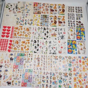 Mickey Mouse Walt Disney Stickers 90s Decal Collection Original Sheets - Picture 1 of 13