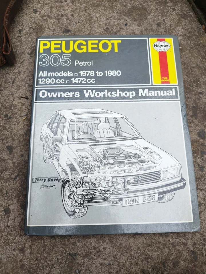PEUGEOT 305 PETROL 1978-1980 1290cc 1472cc HAYNES OWNERS WORKSHOP MANUAL - Image 1 of 1