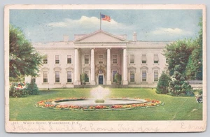 White House Exterior 1907 Washington DC Postcard - Picture 1 of 2