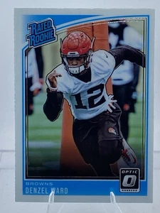 2018 Donruss Optic Denzel Ward Rated Rookie RC #198 Browns - Picture 1 of 2