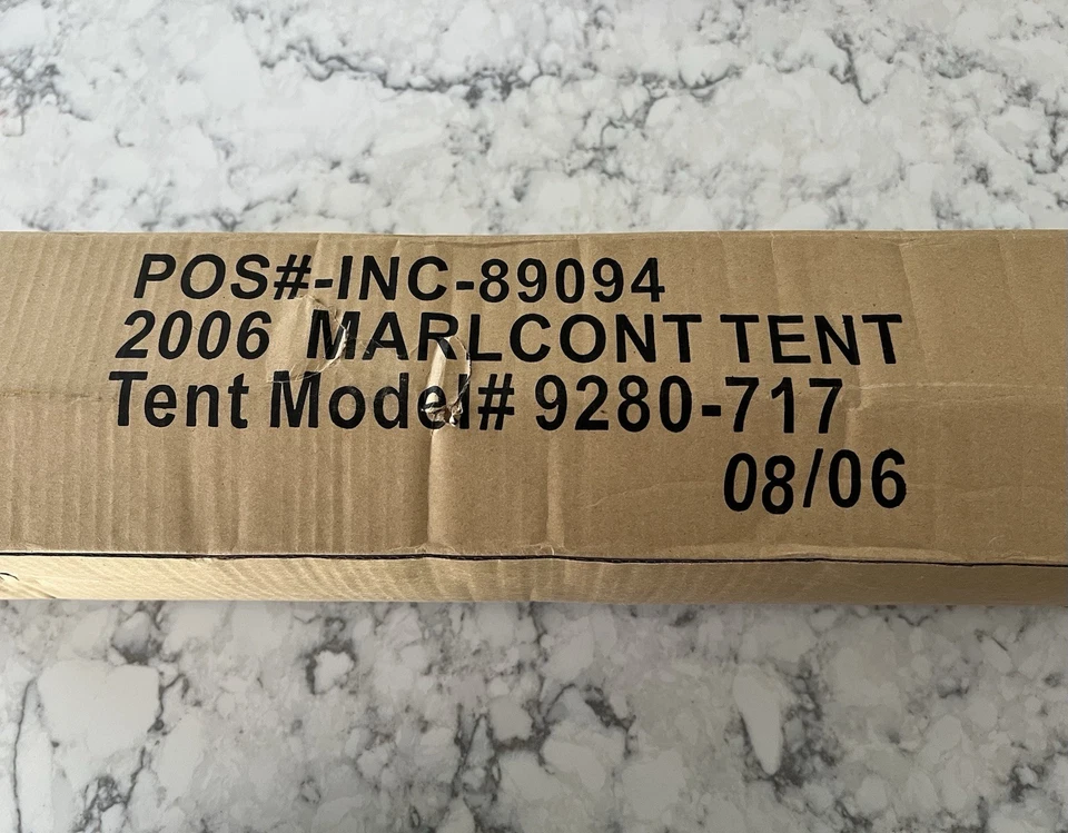 Tienda de campaña Marlboro Contest 2006 7' x 7' tienda Coleman Sundome nueva en caja # 9280-717 Foto 1 de 4