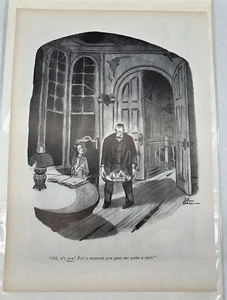 ThriftCHI ~ Charles Addams Magazine Illustration - You Gave Me Quite A Start - Picture 1 of 3