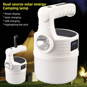 Portable Solar&USB Charging LED Multi-function Outdoor Hanging Camping Light 518 - Picture 1 of 11
